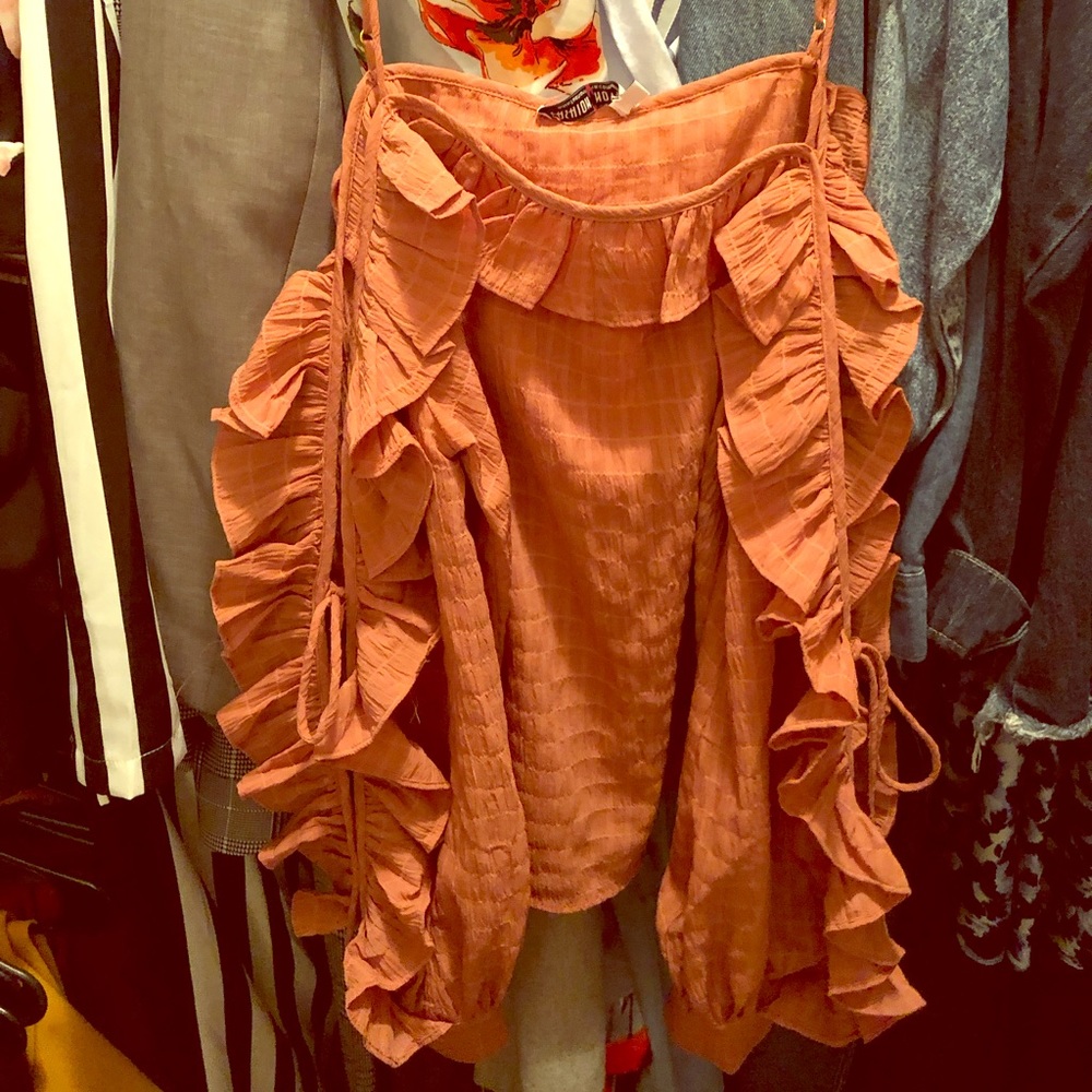 Ruffle Sleeve Summer Top